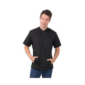 Chef Works Men's Bristol Signature Series Chef Coat X-Large Black